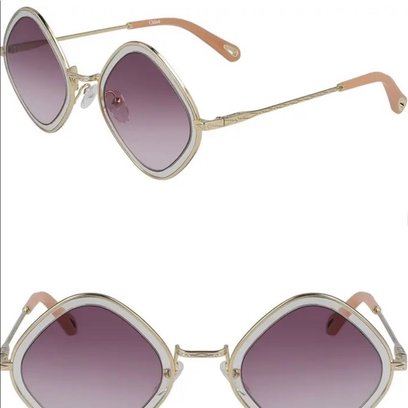 Ladies Juniors Women’s Cream White Funky Mod Rectangle...